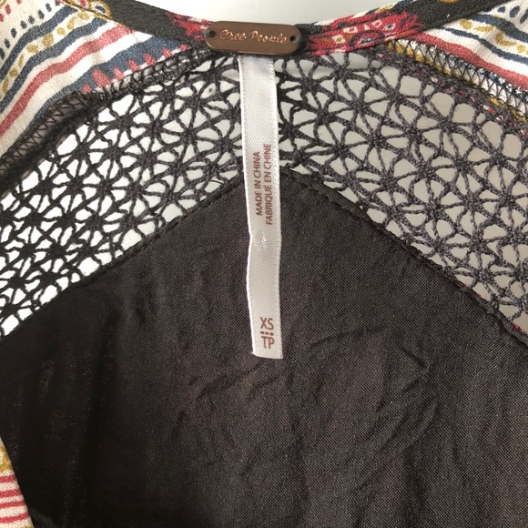 free people🌿 boho patterned mini dress - Picture 5 of 7